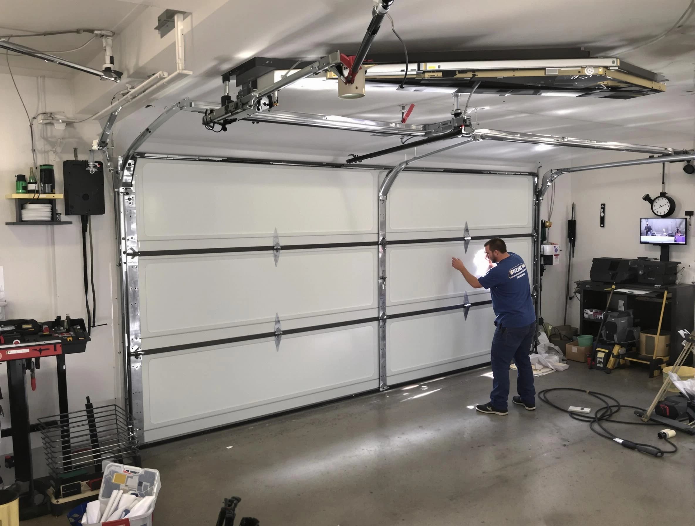 Professional garage door repair service by Shrewsbury Garage Door Repair in Shrewsbury