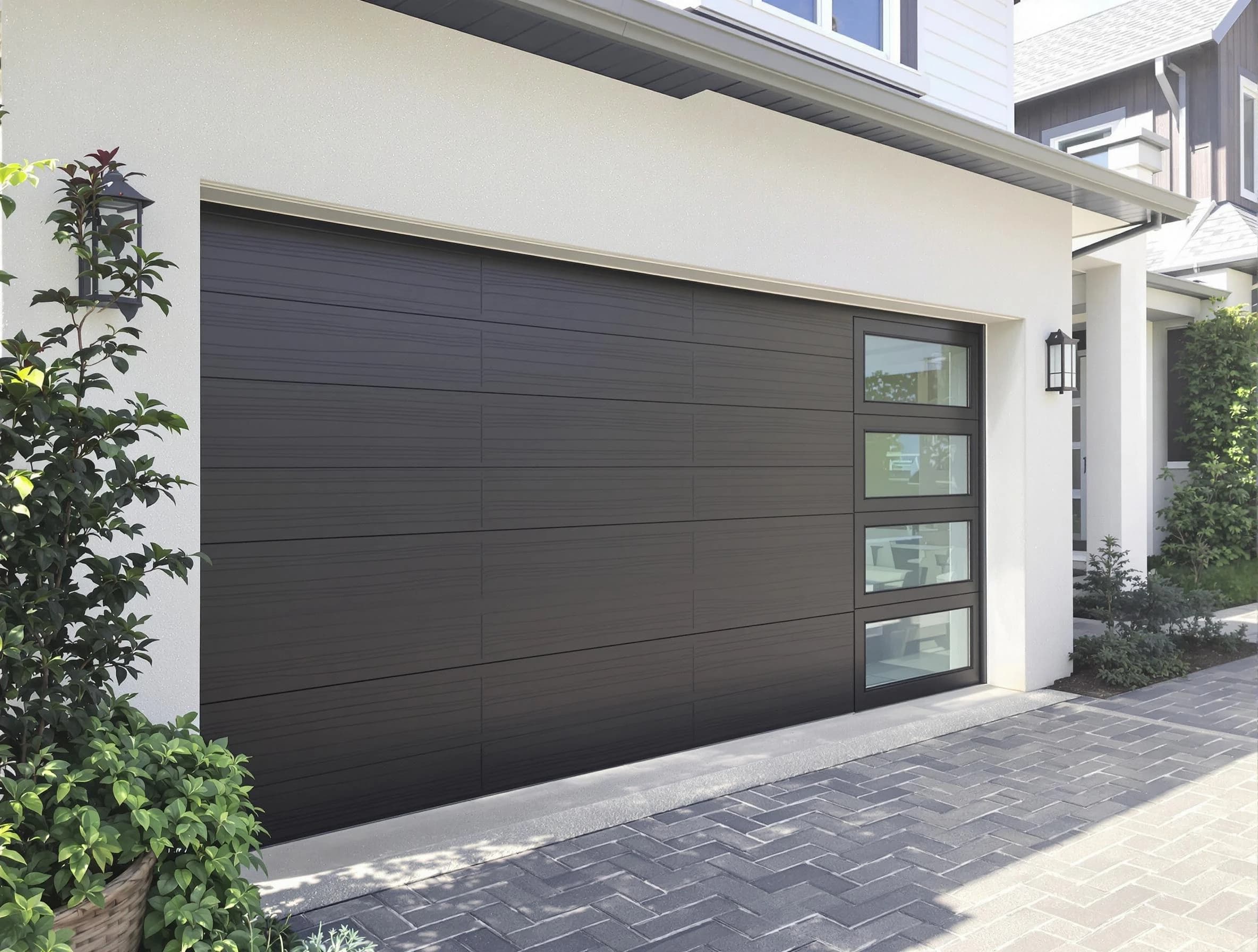 Custom garage door installation by Shrewsbury Garage Door Repair in Shrewsbury