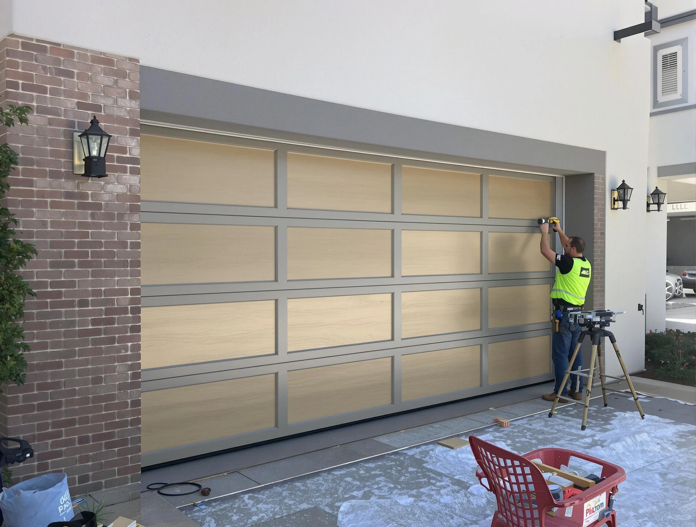Garage door replacement service by Shrewsbury Garage Door Repair in Shrewsbury